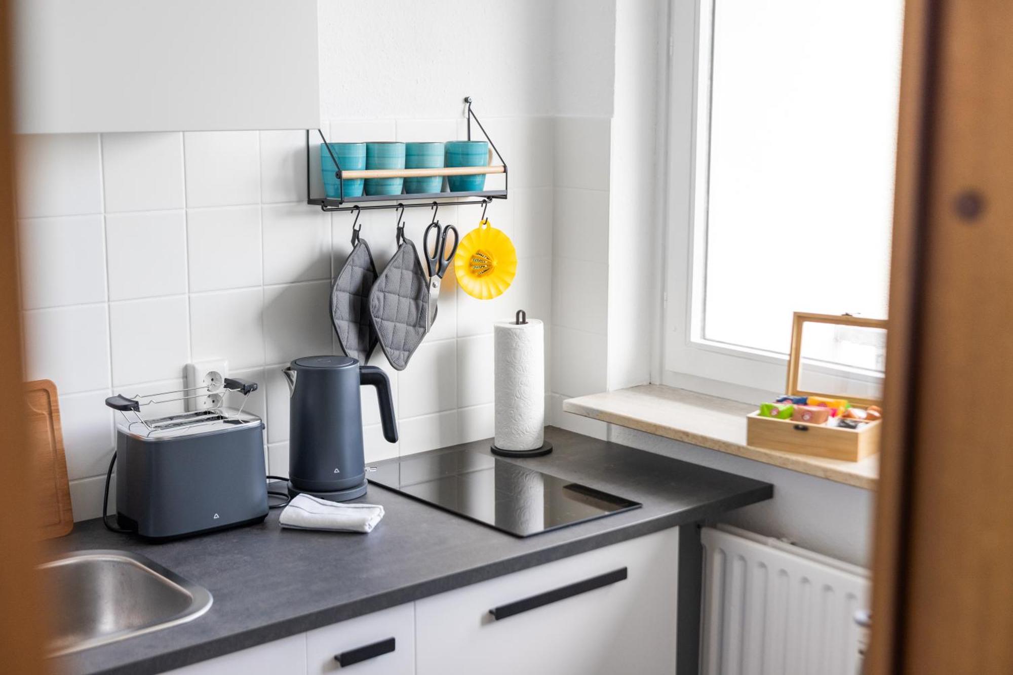 Sonniges City-Apartment Mit Suedbalkon Und Parklatz Neusass Buitenkant foto